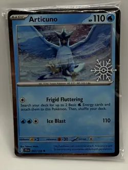 Holiday Calendar 2025- Festive Stamp Promo Articuno 032/159 Pokemon TCG - Image 2