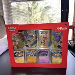 Pokemon TCG Scarlet & Violet 151 Mini Tin 4-Pack Lot 2 Sam’s Club Sealed - Image 2