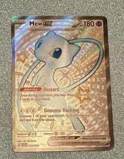 Pokemon TCG Mew EX 216/091 Paldean Fates Full Art Shiny Ultra Rare NM Condition - Image 2