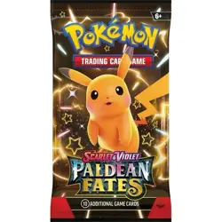 Paldean Fates Booster Pack English Sealed Pokemon Random Art x1 - Image 1