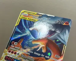 Pokemon Reshiram & Charizard GX Tag Team Holo 20/214 Sm-Unbroken Bonds Team Up#1 - Image 3
