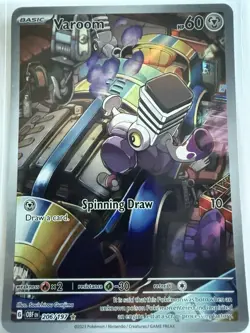 Holo Varoom - 206/197 Illustration Rare Obsidian Flames Pokemon TCG - Image 1