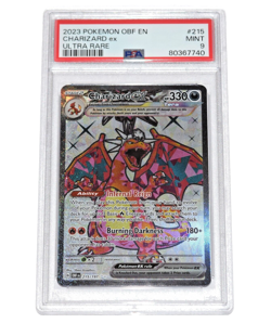 Pokemon Obsidian Flames ~ CHARIZARD ex ~ PSA 9 Mint ~ Ultra Rare 215/197 - Image 1