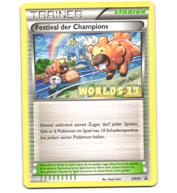 Pokemon 2013 Near Mint NM Champions Festival German World Championships BW95 - Image 1