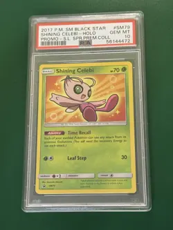 Pokemon 2017 Shining Celebi SM79 Holo Premium Collection Promo GEM MINT PSA 10 - Image 1