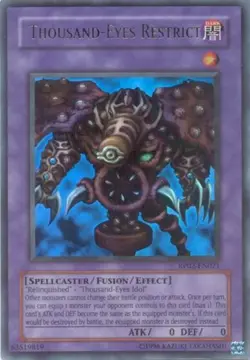 Thousand-Eyes Restrict - RP02-EN021 - Ultra Rare - Unlimited Edition - Damaged - Image 1