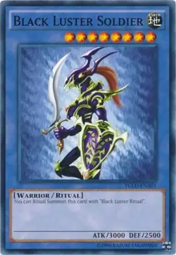 Black Luster Soldier - YGLD-ENA01 - Common - Unlimited Edition - Heavily Played - Image 1