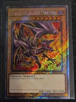 Yugioh! Red-Eyes Black Dragon (8th Art) - RA04-EN109 - Platinum Secret Rare - - Image 1