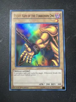 Yugioh Right Arm of the Forbidden One YGLD-ENA20 1st Edition Ultra Rare - NM 💎 - Image 1