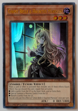 3X GHOST BELLE & HAUNTED MANSION (PLAYSET) ULTRA RARE DUDE-EN004 (NM) YUGIOH! - Image 3