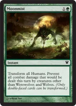 Moonmist -Foil Damaged / Poor MTG Innistrad - Image 1