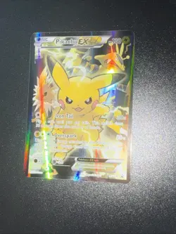 Pokemon TCG Pikachu EX XY124 Black Star Promo 2016 Generations Card - Image 3