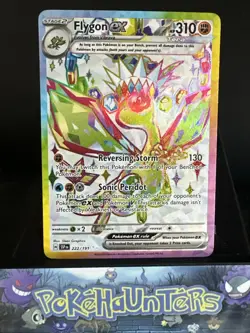 Pokemon Card Flygon ex 222/191 Surging Sparks Full Art Ultra Rare Holo Near Mint - Image 1