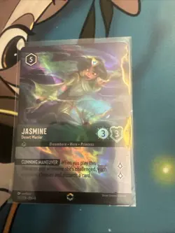 Disney Lorcana TCG Ursula's Return Jasmine Desert Warrior Enchanted Card 212/204 - Image 1