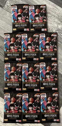 12 X One Piece Card Game Emperors In The New World Booster Pack OP-09 English - Image 1