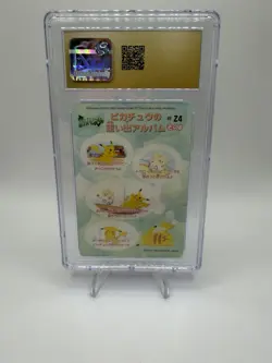 Pikachu’s Scrapbook 1998 Card Bandai CGC Pristine 10 - Image 2