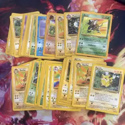 Pokemon Vintage WOTC Rare And Holo Card Lot All Fire Gas Old School Bangers - Image 2