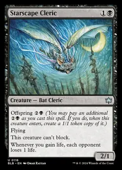 Starscape Cleric-Bloomburrow-Foil-116-LP - Image 1
