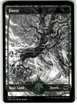 Forest (276) Innistrad: Crimson Vow Regular MTG - Image 1