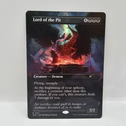 Lord of the Pit NM #1857 Regular MTG Secret Lair: Artist Series: Kieran Yanner - Image 1