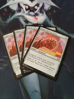 Playset (x 4) NM Golem-Skin Gauntlets non-foil Double Masters Mtg 2XM Magic - Image 1
