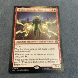 Electro, Assaulting Battery #0076 SPM -Regular-NM/M MTG Spider-Man - Image 1