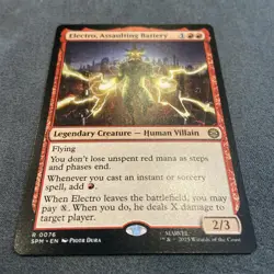 Electro, Assaulting Battery #0076 SPM -Regular-NM/M MTG Spider-Man - Image 5