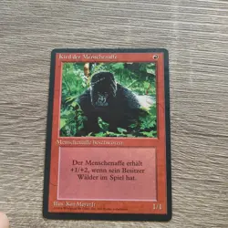 MTG 1x Revised red common MP German FBB Kird Ape ships w/ tracking - Image 1