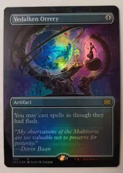 MTG Vedalken Orrery #399 Rare Borderless Foil Double Masters NM Pack Fresh 2022 - Image 5