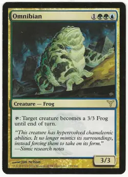 MTG Omnibian Dissension Rare MP - Image 1