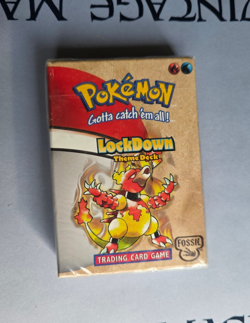 1999 FACTORY SEALED Pokemon Lockdown Fossil Theme Deck - Image 2