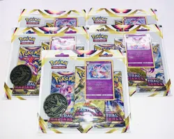 x5 Pokemon Sword and Shield Astral Radiance Sylveon 3 Pack Blister Lot - Image 1