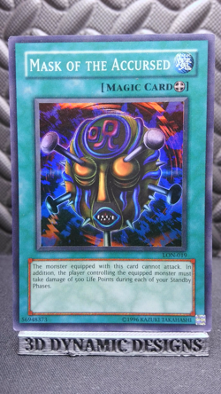 | Yugioh Mask of the Accursed LON-019 Super Rare Labyrinth Of Nightmare PL ?? | - Image 1