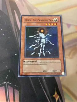 YUGIOH - HELIOS THE PRIMORDIAL SUN - SUPER RARE - WC6 - NM - PROMO - Image 1