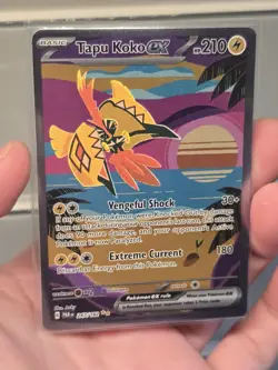 Pokemon TCG Tapu Koko Paradox Rift Holo Card 247/182 Special Illustration Rare - Image 2