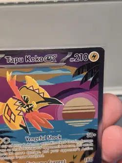 Pokemon TCG Tapu Koko Paradox Rift Holo Card 247/182 Special Illustration Rare - Image 4