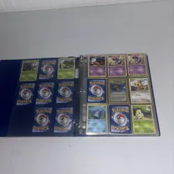 Old Pokemon Wotc Binder Vintage Old School Cards Lot Heart Gold Silver Early - Image 2
