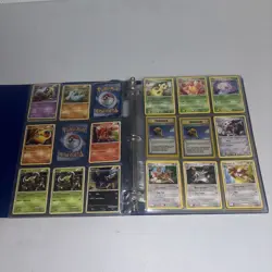 Old Pokemon Wotc Binder Vintage Old School Cards Lot Heart Gold Silver Early - Image 3