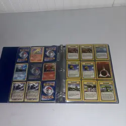 Old Pokemon Wotc Binder Vintage Old School Cards Lot Heart Gold Silver Early - Image 4
