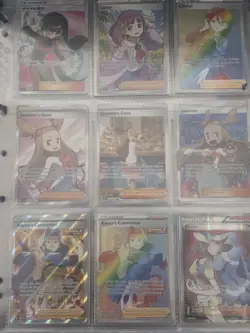 Pokemon Lot Binder. Cards and a Figure - Image 3