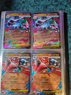 Pokemon Modern Collection Lot Binder 56 Cards Charizard Gengar Mega Evolutions - Image 1