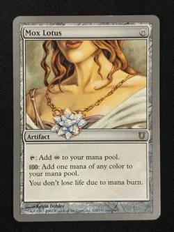 Mox Lotus Unhinged Magic The Gathering MTG Card - Image 1