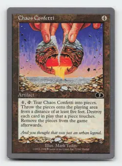 Chaos Confetti Unglued Magic The Gathering MTG Card - Image 1