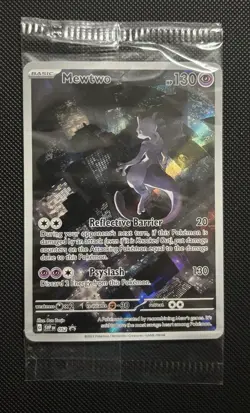 Sealed Mew Ex 053 Mewtwo 052 Promo Cards From Scarlet And Violet 151 UPC - Image 2
