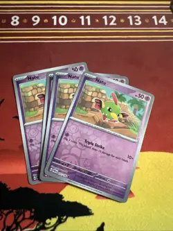 Pokemon Cards 2023 Paradox Rift Playset Natu Reverse Holo 071/182 x4 4x - Image 1