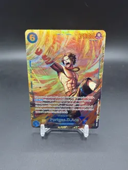 One Piece Card Game Portgas D. Ace OP13-119 SEC Carrying on His Will - English - Image 1