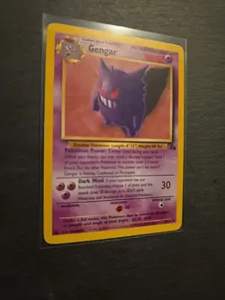 Pokemon TCG Fossil Gengar 20/62 Non-Holo Rare Trading Card Ungraded - Image 2