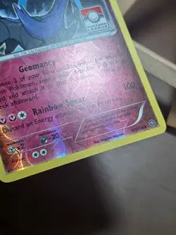 HP Xerneas 81/114 Promo League & Championship Pokemon Card Reverse Holo - Image 3