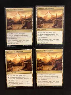 Survivors' Encampment x4 [Hour of Devastation] Magic MTG Cards MP - Image 1