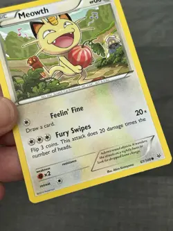 67/108 Meowth Common: Pokemon Trading Card Game XY Roaring Skies 2015 TCG - Image 3